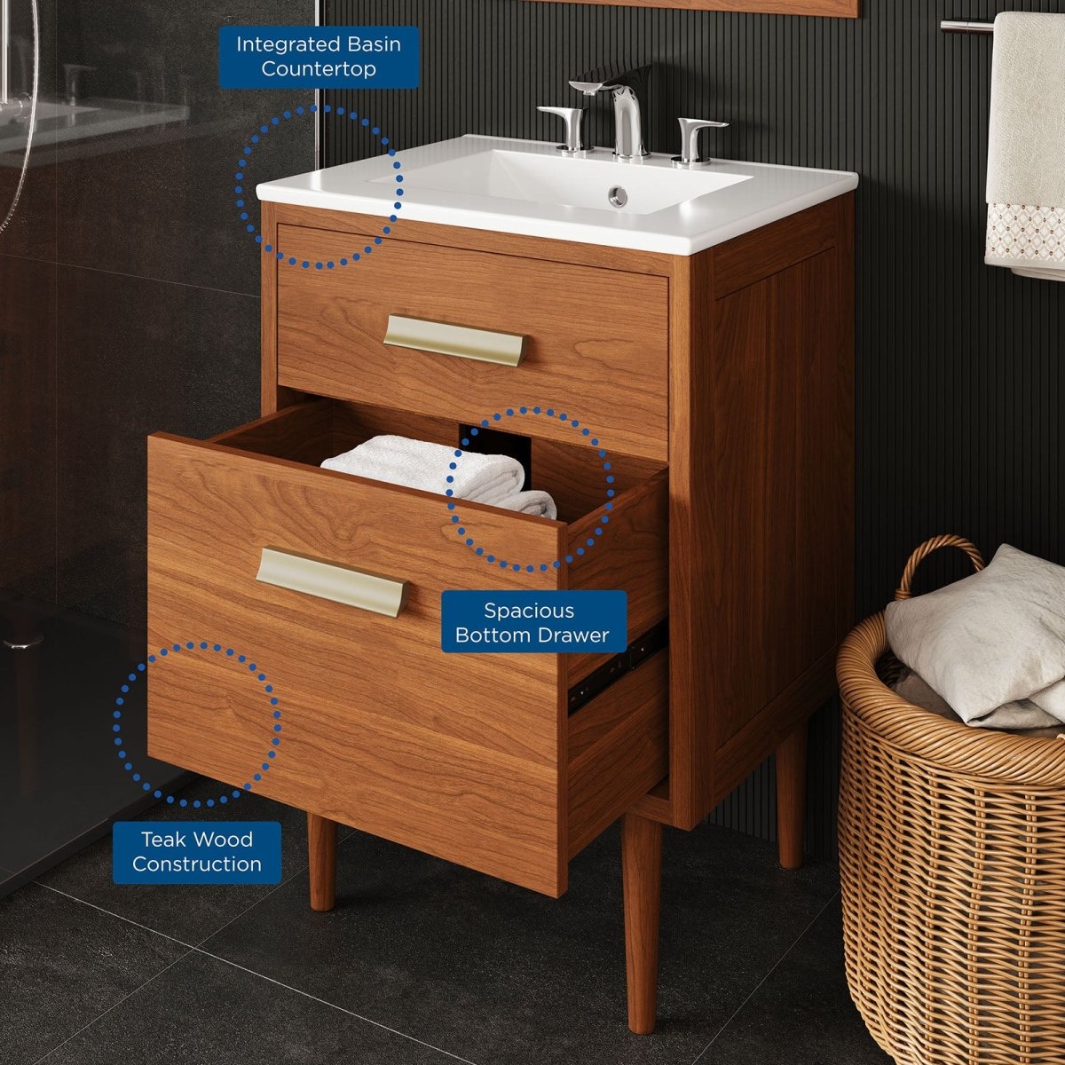 Cassia Bathroom Vanity - BUILDMYPLACE