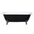 Cast Iron Double Ended Clawfoot Tub with 7 - Inch Faucet Drillings - BUILDMYPLACE