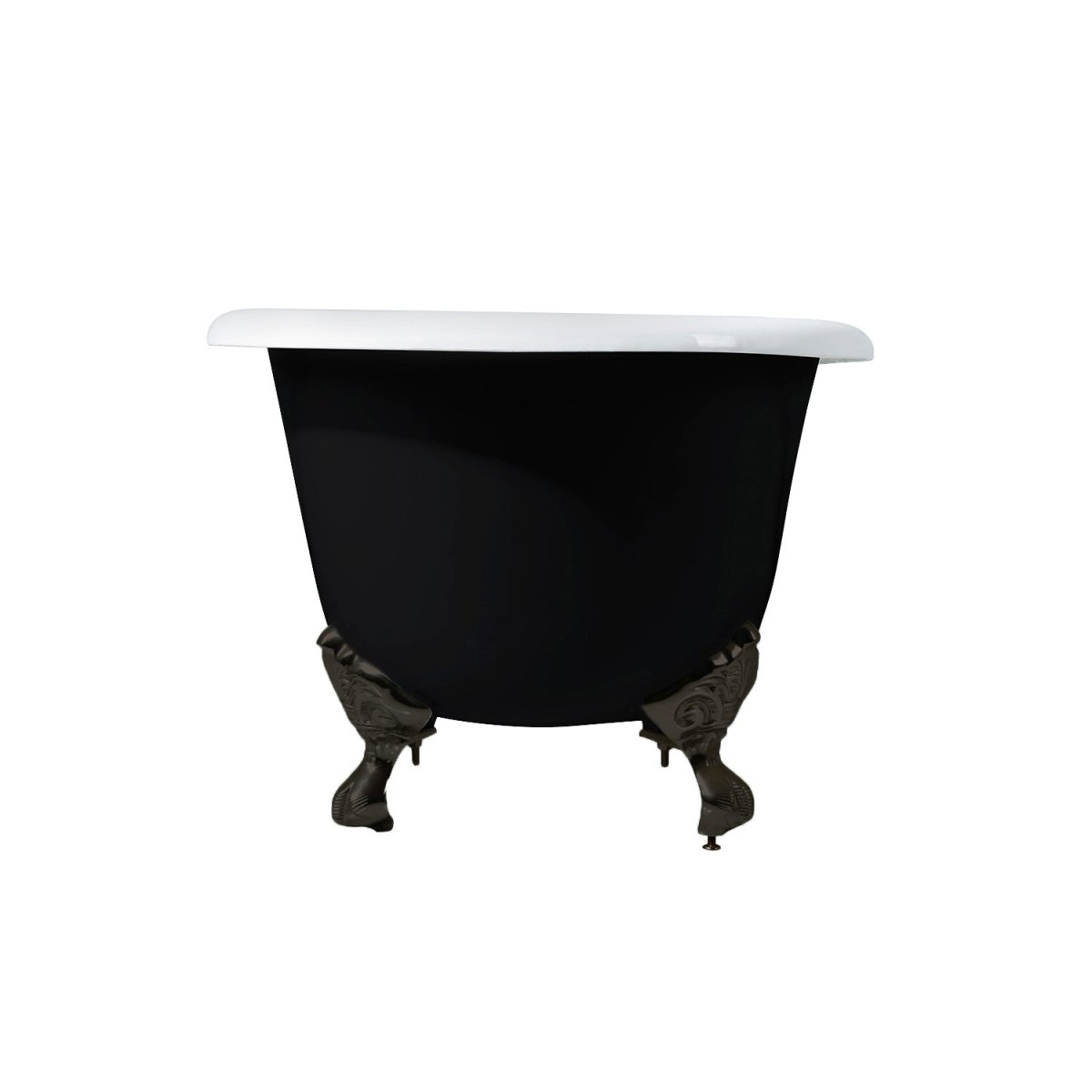 Cast Iron Double Ended Clawfoot Tub with 7 - Inch Faucet Drillings - BUILDMYPLACE