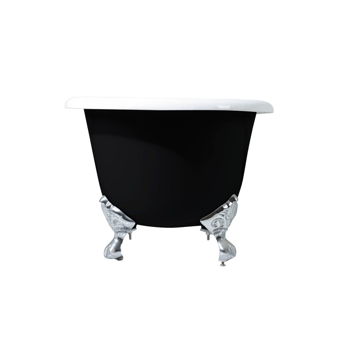 Cast Iron Double Ended Clawfoot Tub with 7 - Inch Faucet Drillings - BUILDMYPLACE