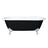 Cast Iron Double Ended Clawfoot Tub with 7 - Inch Faucet Drillings - BUILDMYPLACE