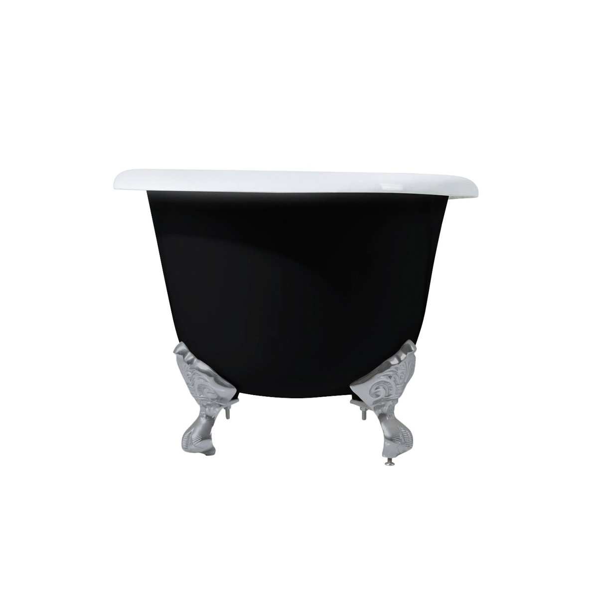 Cast Iron Double Ended Clawfoot Tub with 7 - Inch Faucet Drillings - BUILDMYPLACE