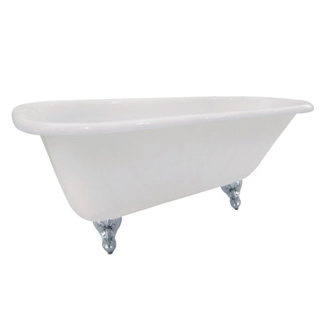 Cast Iron Roll Top Clawfoot Tub (No Faucet Drillings) - BUILDMYPLACE