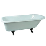 Cast Iron Roll Top Clawfoot Tub (No Faucet Drillings) - BUILDMYPLACE