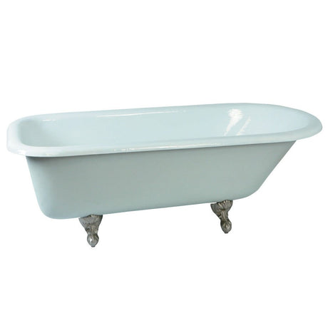 Cast Iron Roll Top Clawfoot Tub (No Faucet Drillings) - BUILDMYPLACE