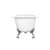 Cast Iron Single Slipper Clawfoot Tub (No Faucet Drillings) - BUILDMYPLACE