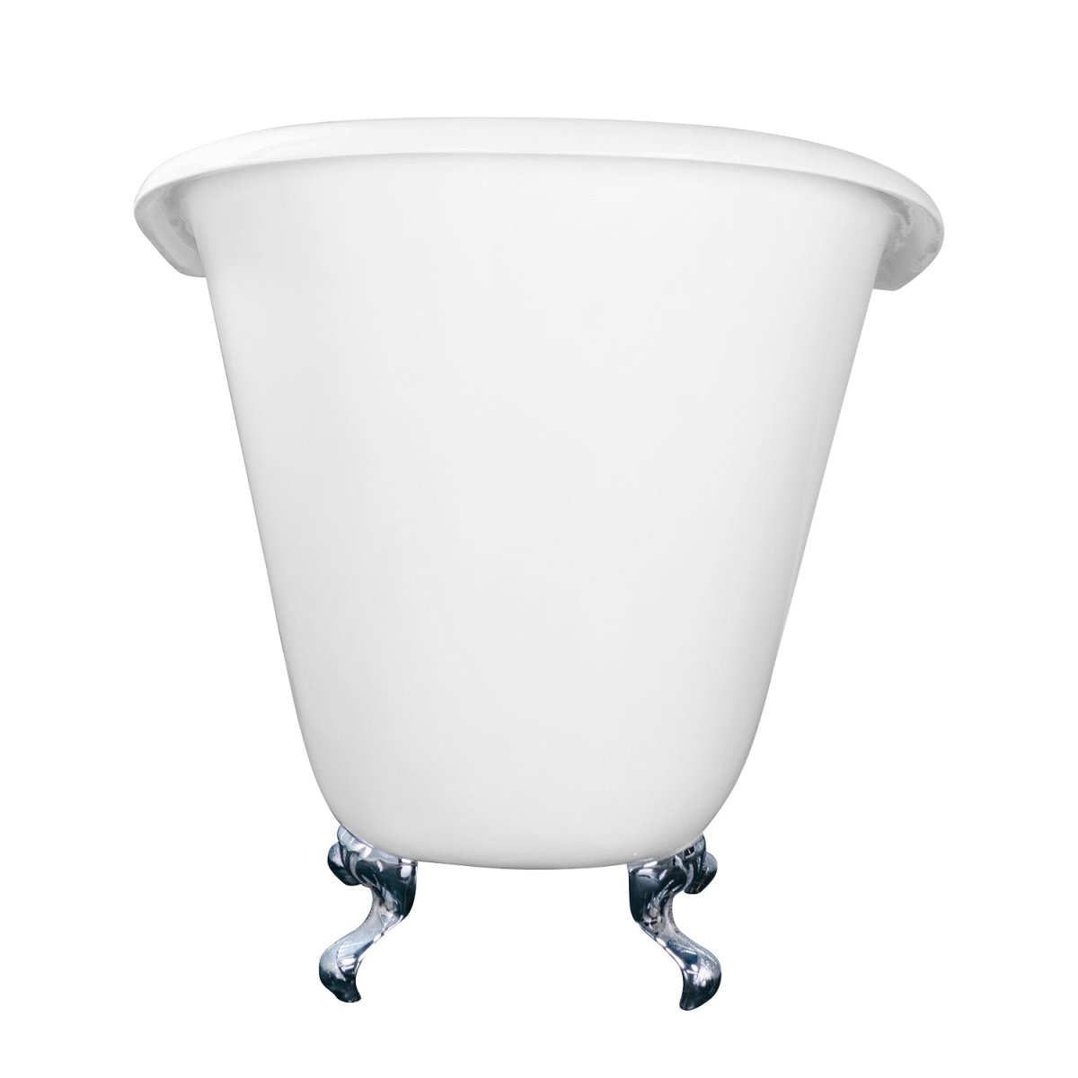 Cast Iron Slipper Clawfoot Tub without Faucet Drillings - BUILDMYPLACE