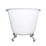 Cast Iron Slipper Clawfoot Tub without Faucet Drillings - BUILDMYPLACE