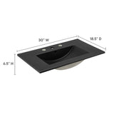 Cayman 30" Bathroom Sink - BUILDMYPLACE