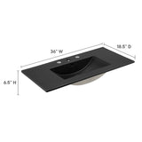 Cayman 36" Bathroom Sink - BUILDMYPLACE