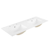 Cayman 48" Double Basin Bathroom Sink - BUILDMYPLACE