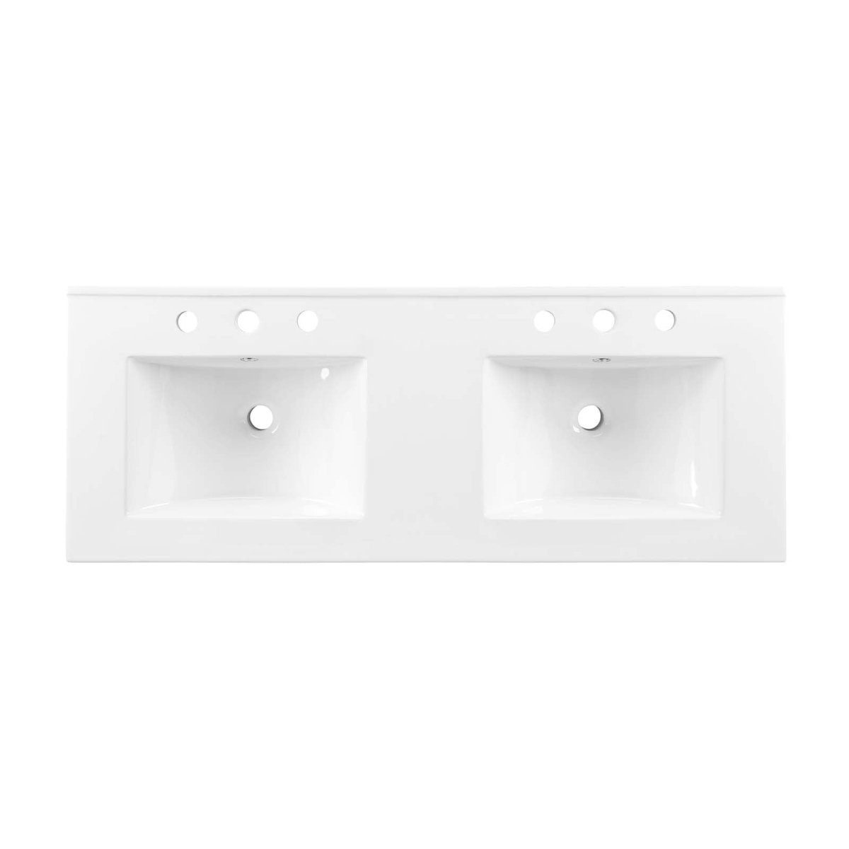 Cayman 48" Double Basin Bathroom Sink - BUILDMYPLACE