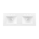 Cayman 48" Double Basin Bathroom Sink - BUILDMYPLACE