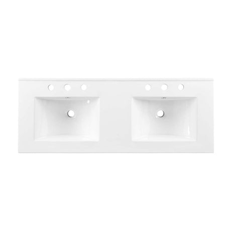 Cayman 48" Double Basin Bathroom Sink - BUILDMYPLACE