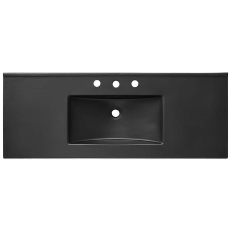 Cayman 48" Single Basin Bathroom Sink - BUILDMYPLACE