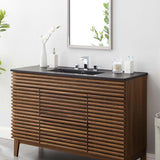 Cayman 48" Single Basin Bathroom Sink - BUILDMYPLACE