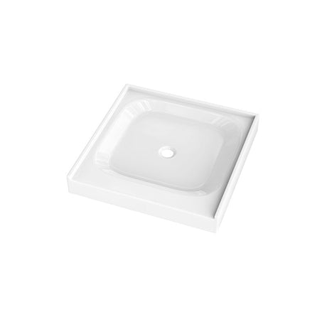 Center Drain Shower Pan - Shower Pan - Single Threshold - 36 X 36 X 5.5 - BUILDMYPLACE