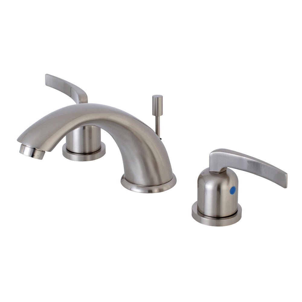 Centurion 8 In. Two - handle 3 - Hole Widespread Deck Mount Bathroom Sink Faucet In 5.3" Spout Reach - BUILDMYPLACE