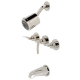 Centurion Three - Handle Tub And Shower Faucet - BUILDMYPLACE