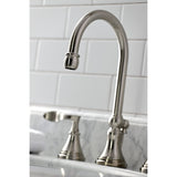 Century Widespread Bathroom Faucet With Brass Pop Up - BUILDMYPLACE