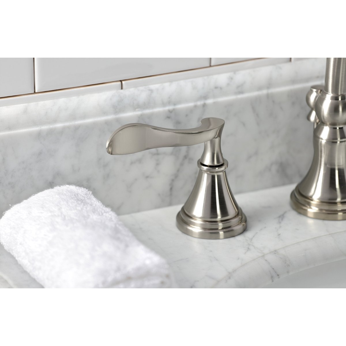 Century Widespread Bathroom Faucet With Brass Pop Up - BUILDMYPLACE