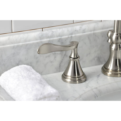 Century Widespread Bathroom Faucet With Brass Pop Up - BUILDMYPLACE