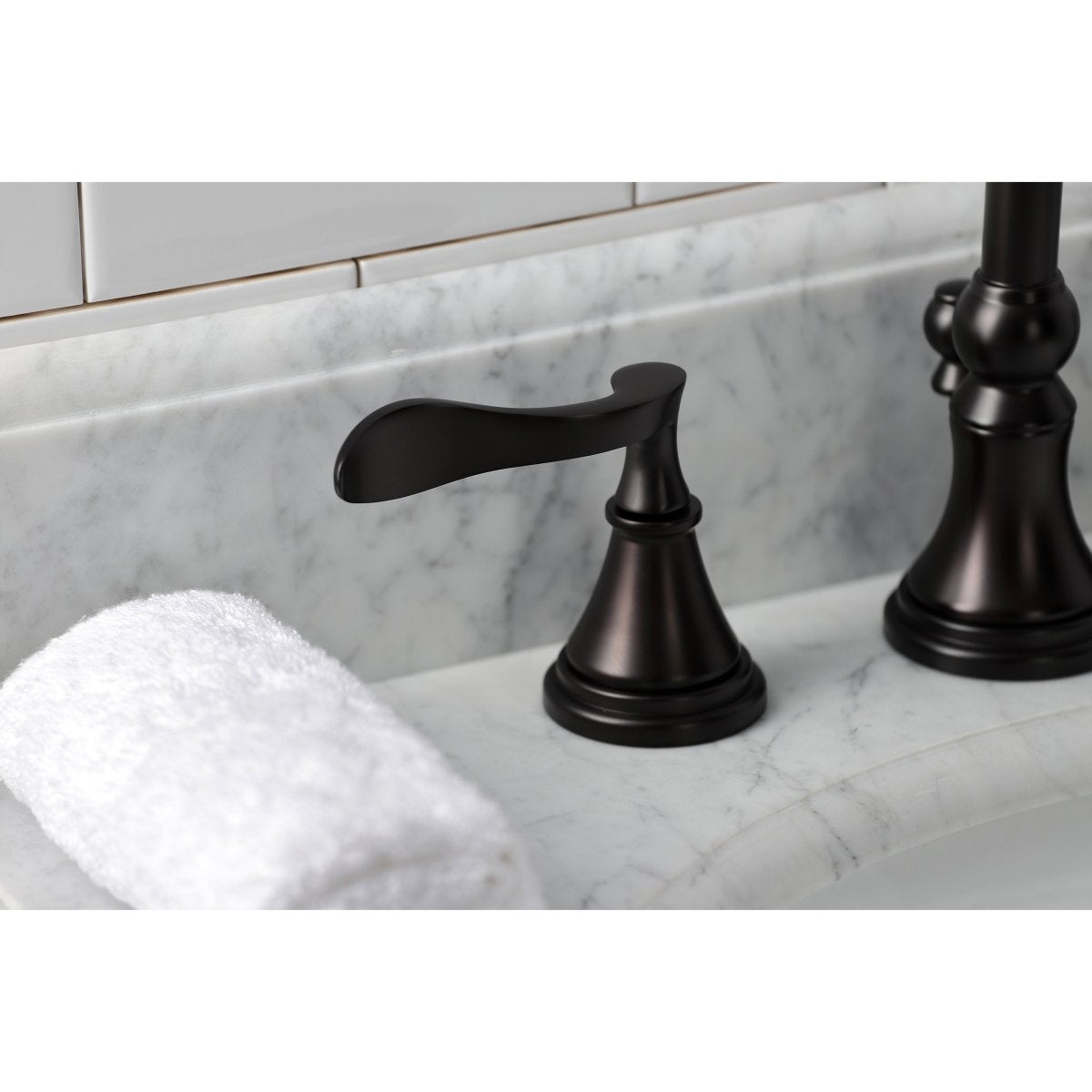 Century Widespread Bathroom Faucet With Brass Pop Up - BUILDMYPLACE