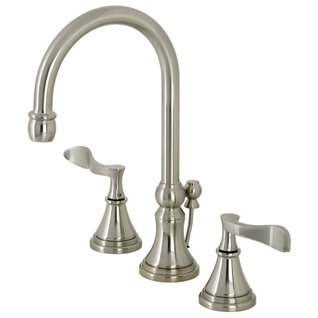 Century Widespread Bathroom Faucet With Brass Pop Up - BUILDMYPLACE