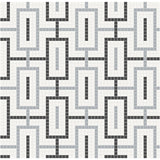 Chain Soho Dawn Blend Matte Glazed Porcelain Mosaic - BUILDMYPLACE