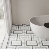 Chain Soho Dawn Blend Matte Glazed Porcelain Mosaic - BUILDMYPLACE