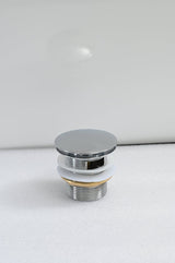 Changeable Overflow + Dome for pop up Drain - Gun Grey - BUILDMYPLACE