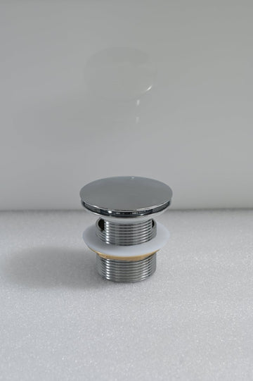 Changeable Overflow + Dome for pop up Drain - Gun Grey