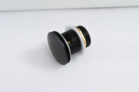 Changeable Overflow + Dome for pop up Drain - Matte black - BUILDMYPLACE