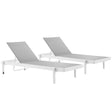 Charleston Outdoor Patio Aluminum Chaise Lounge Chair - BUILDMYPLACE