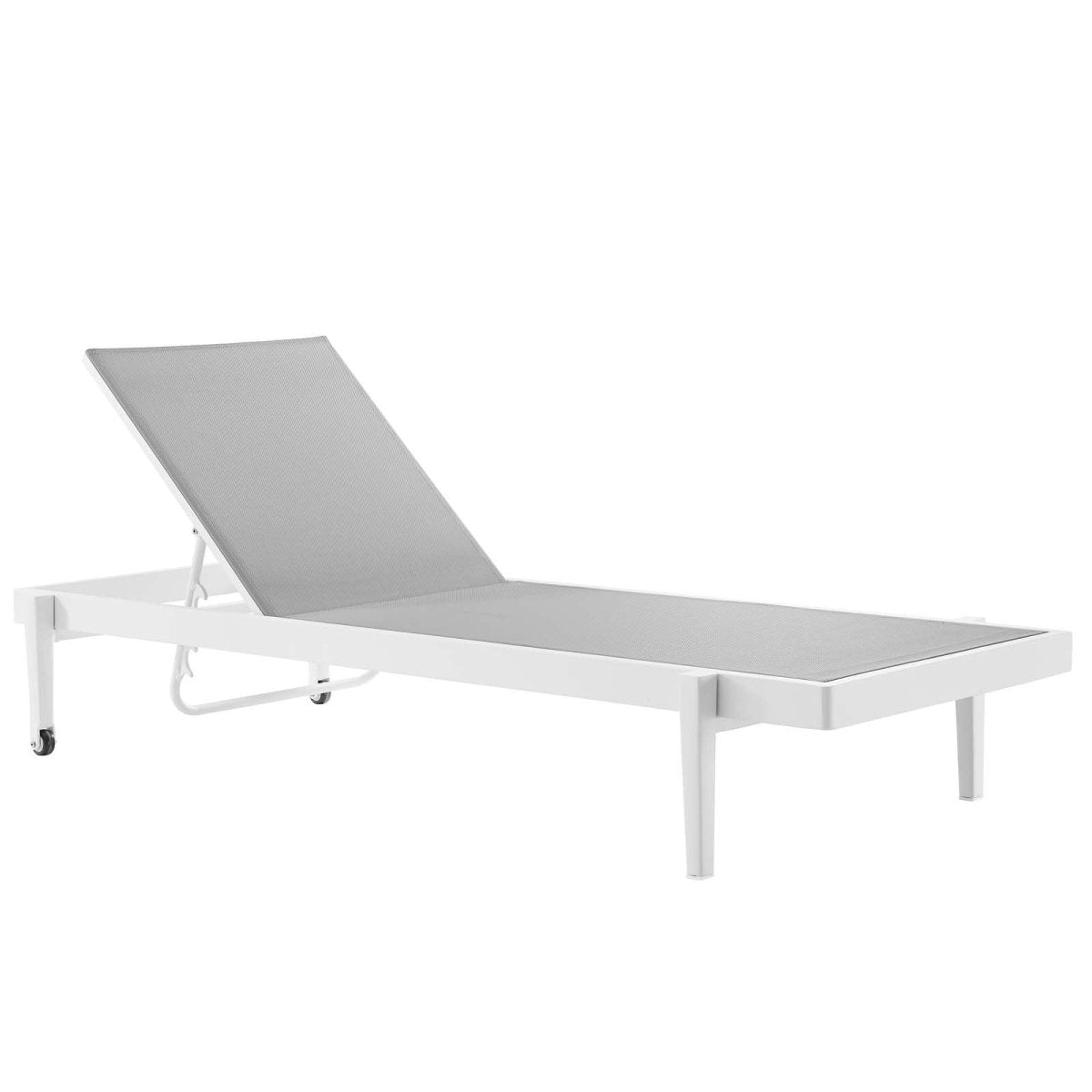 Charleston Outdoor Patio Aluminum Chaise Lounge Chair - BUILDMYPLACE