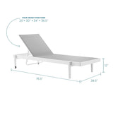 Charleston Outdoor Patio Chaise Lounge Chair - BUILDMYPLACE