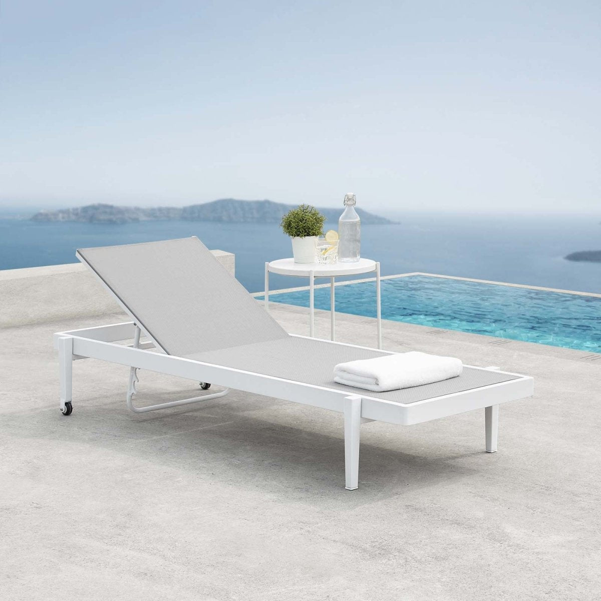 Charleston Outdoor Patio Chaise Lounge Chair - BUILDMYPLACE