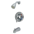 Chatham Trim Only For Single Lever Handle Tub & Shower Faucet, Polished Chrome - BUILDMYPLACE