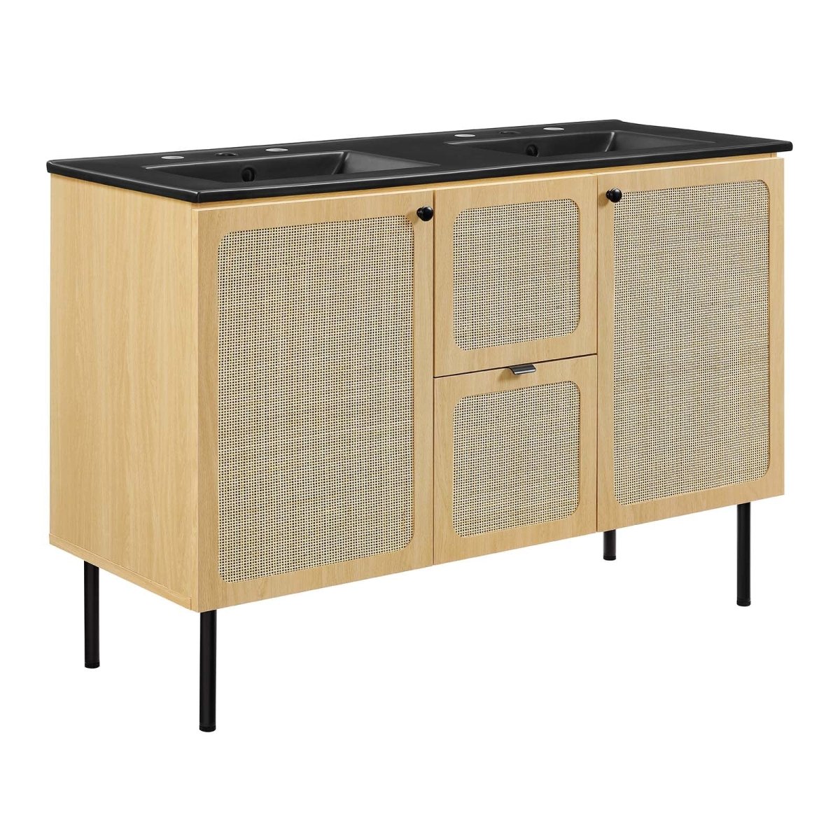 Chaucer 48" Double Sink Bathroom Vanity - BUILDMYPLACE