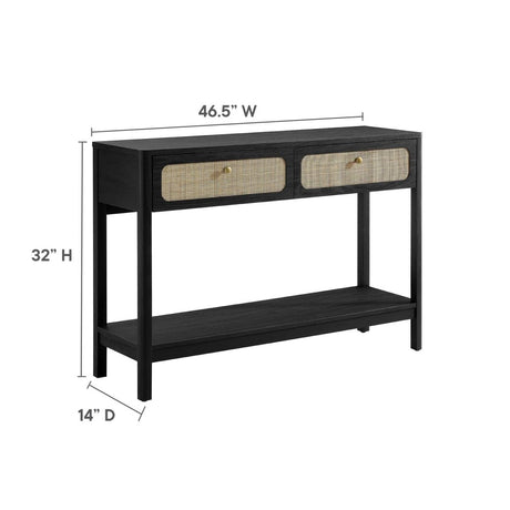 Chaucer Wood Entryway Console Table - BUILDMYPLACE