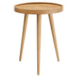 Chiro Round Wood Side Table - BUILDMYPLACE