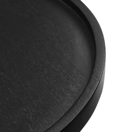 Chiro Round Wood Side Table - BUILDMYPLACE