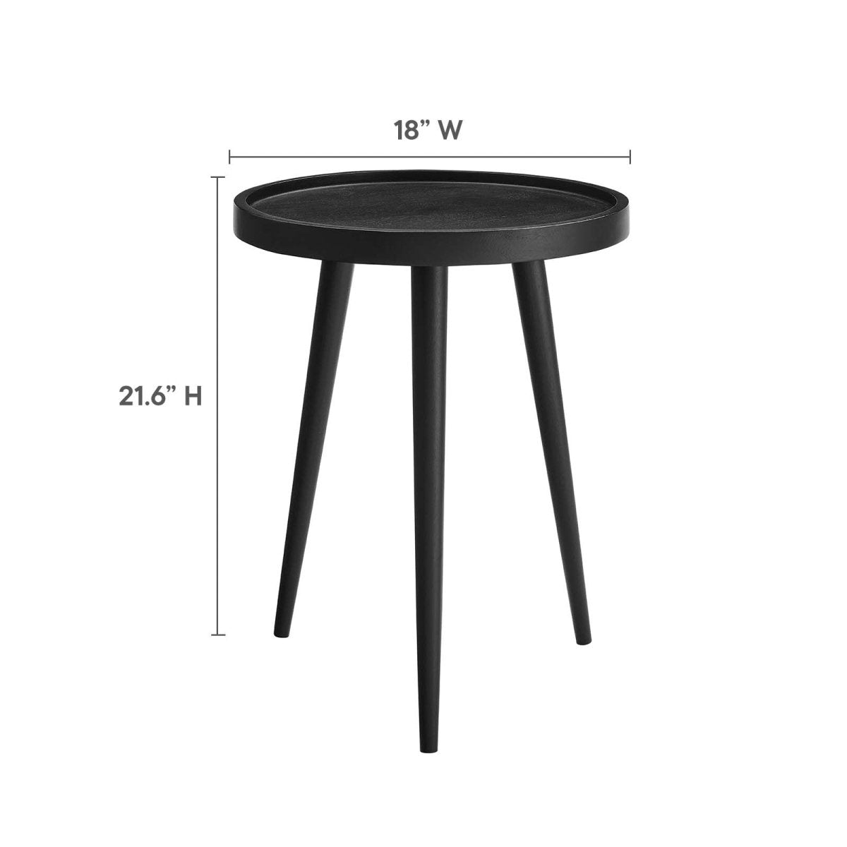Chiro Round Wood Side Table - BUILDMYPLACE