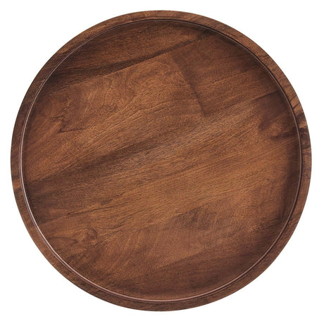 Chiro Round Wood Side Table - BUILDMYPLACE