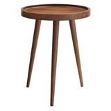 Chiro Round Wood Side Table - BUILDMYPLACE