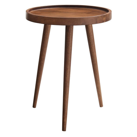 Chiro Round Wood Side Table - BUILDMYPLACE