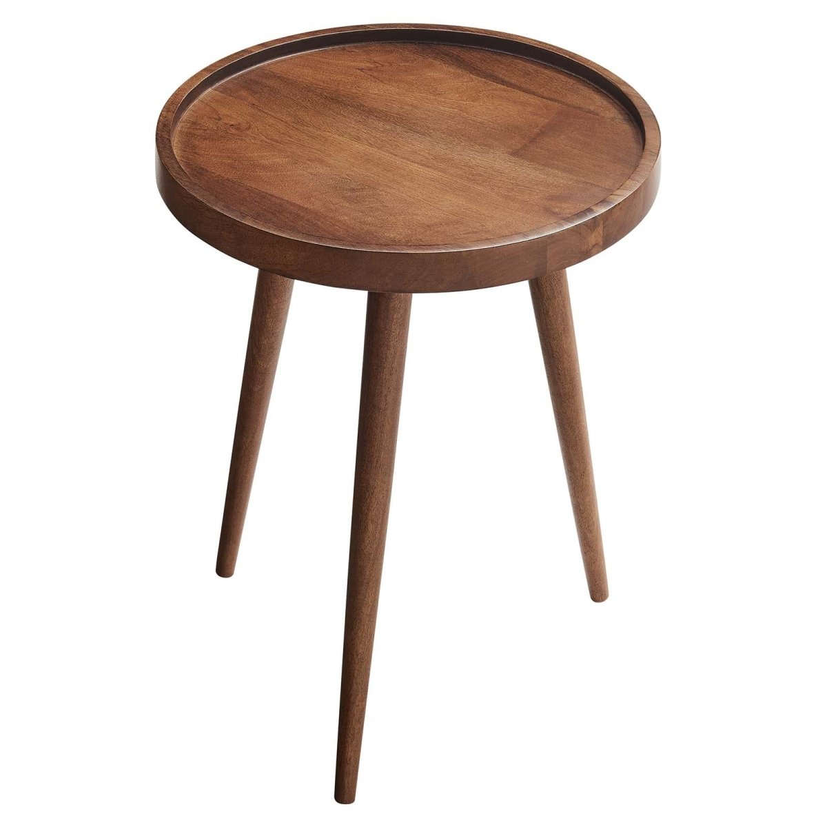 Chiro Round Wood Side Table - BUILDMYPLACE