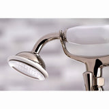 Clawfoot Deck Mount Tub Faucet With Hand Shower - BUILDMYPLACE