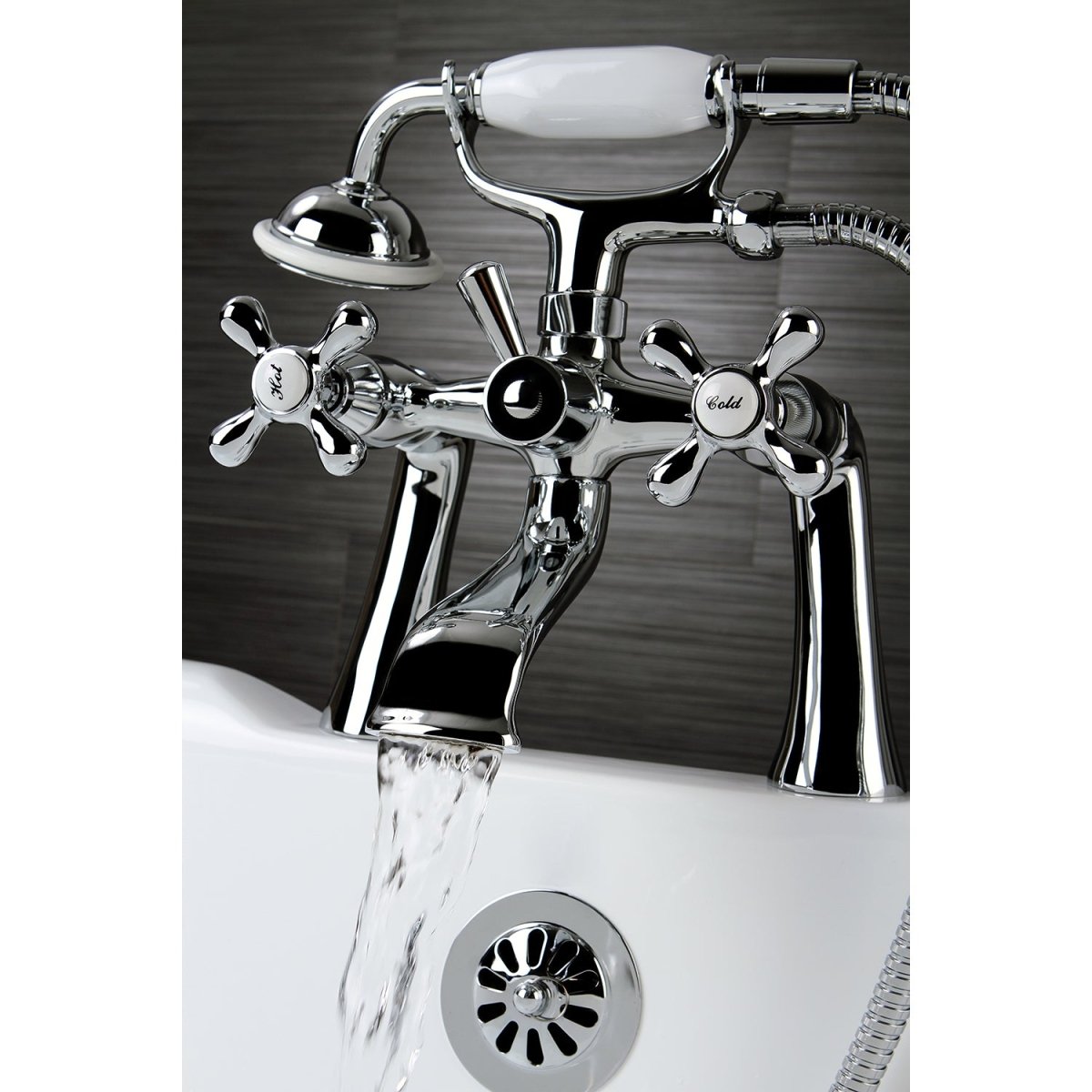 Clawfoot Tub Faucet Including HAnd Shower - BUILDMYPLACE