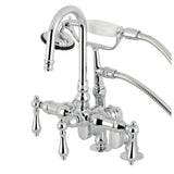 Clawfoot Tub Faucet With Hand Shower - BUILDMYPLACE